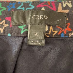 J Crew tiered star skirt